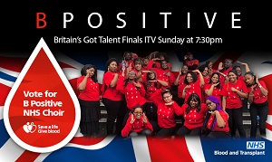 Vote for the wildcard: B Positive choir - NHS Blood Donation