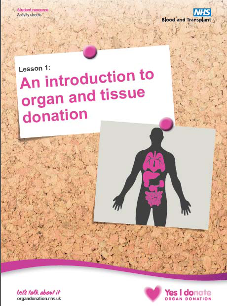 Student resource for organ donation