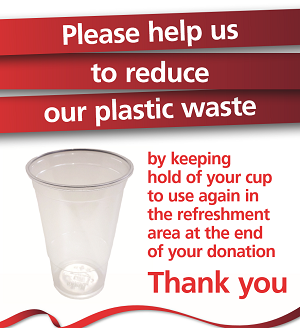 Poster about reducing plastic waste