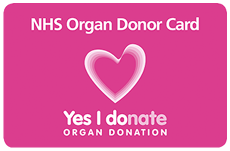 NHS Organ Donor Card