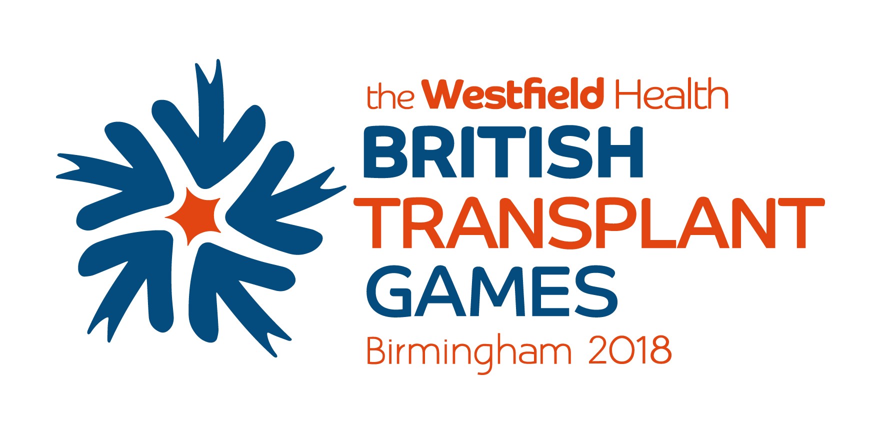 The Westfield Health British Transplant Games 2018 logo