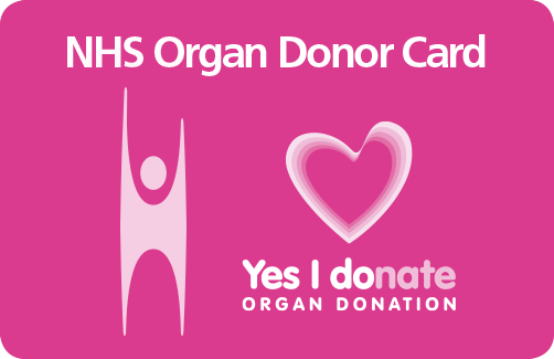 NHS器官捐赠卡与人文主义的象征