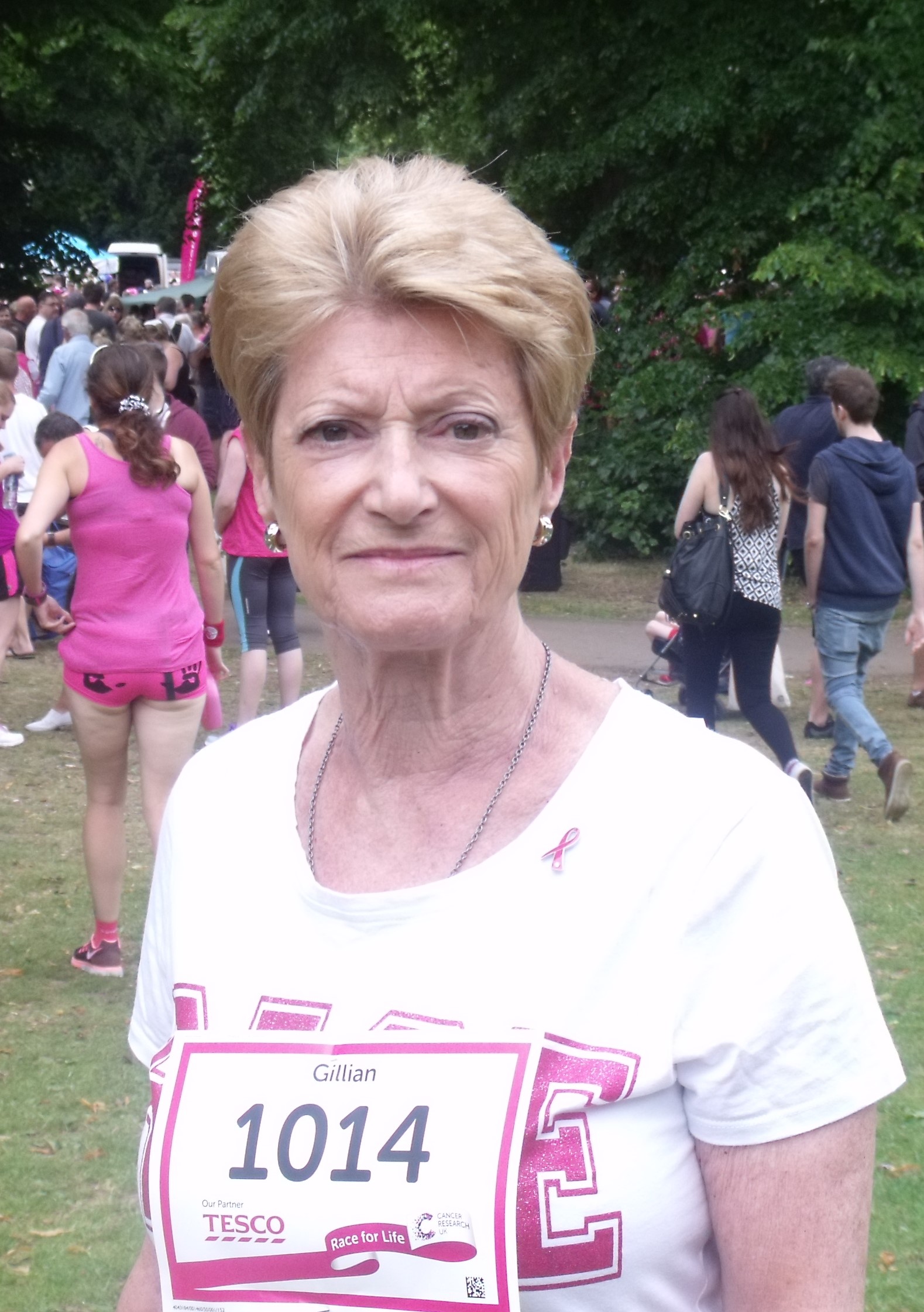 Gillian at The Race for Life