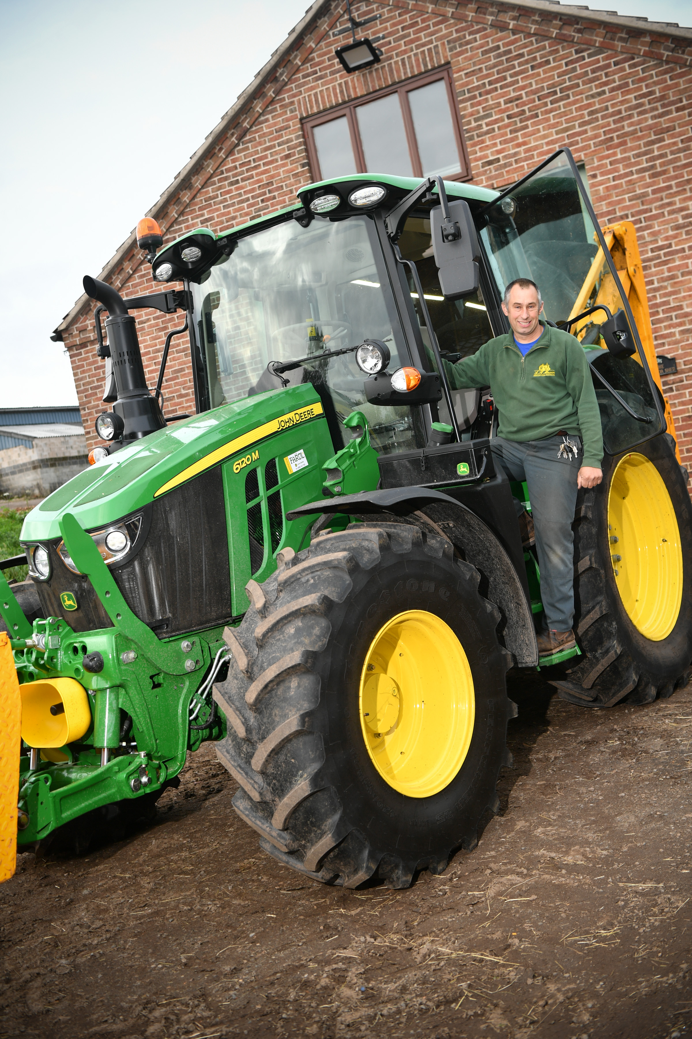 Andy with his tractor