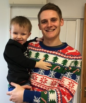 Connor and his son, Lawson