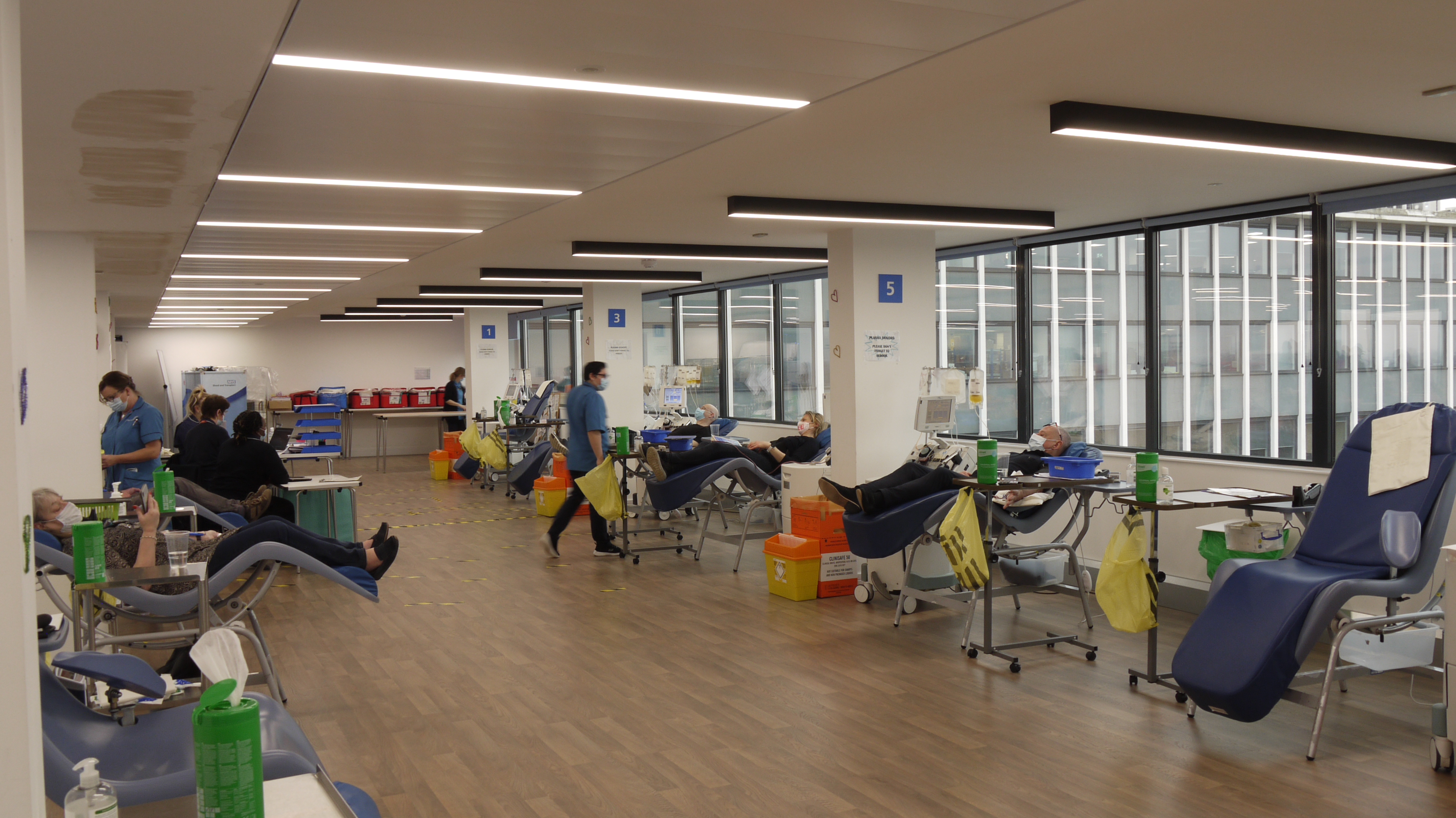 Inside Twickenham Donor Centre