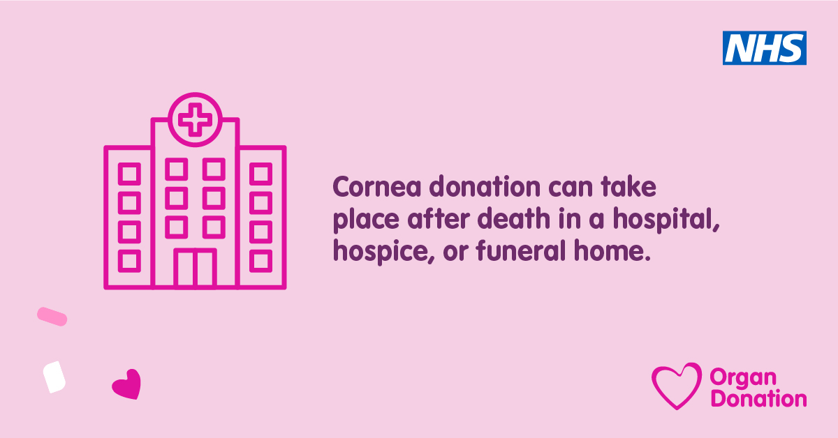 Cornea donation Facebook graphic