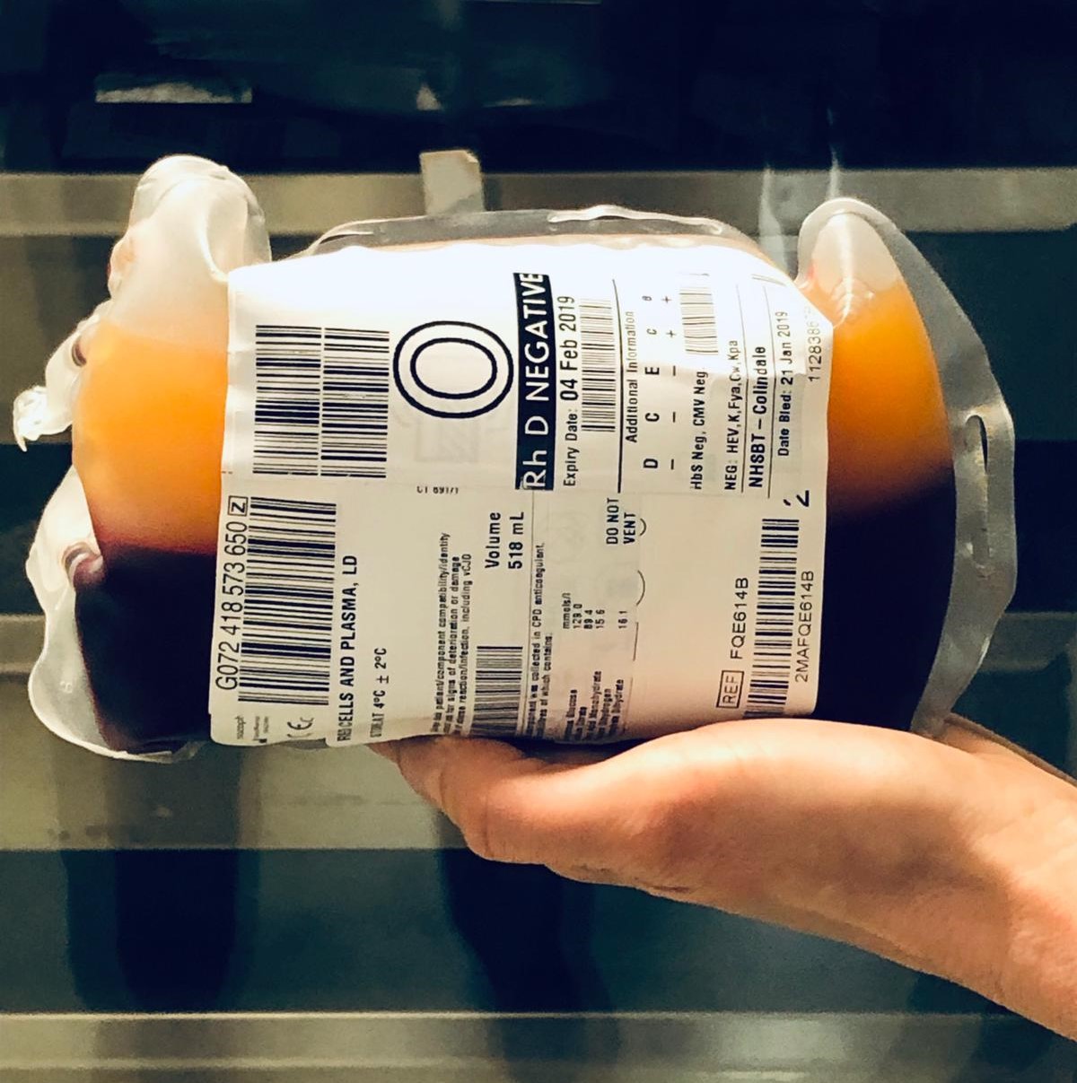 Blood bag discount