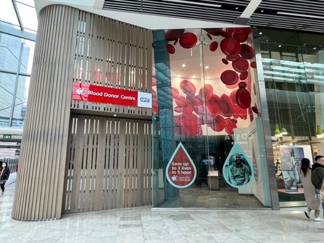 Westfield Stratford City Donor Centre
