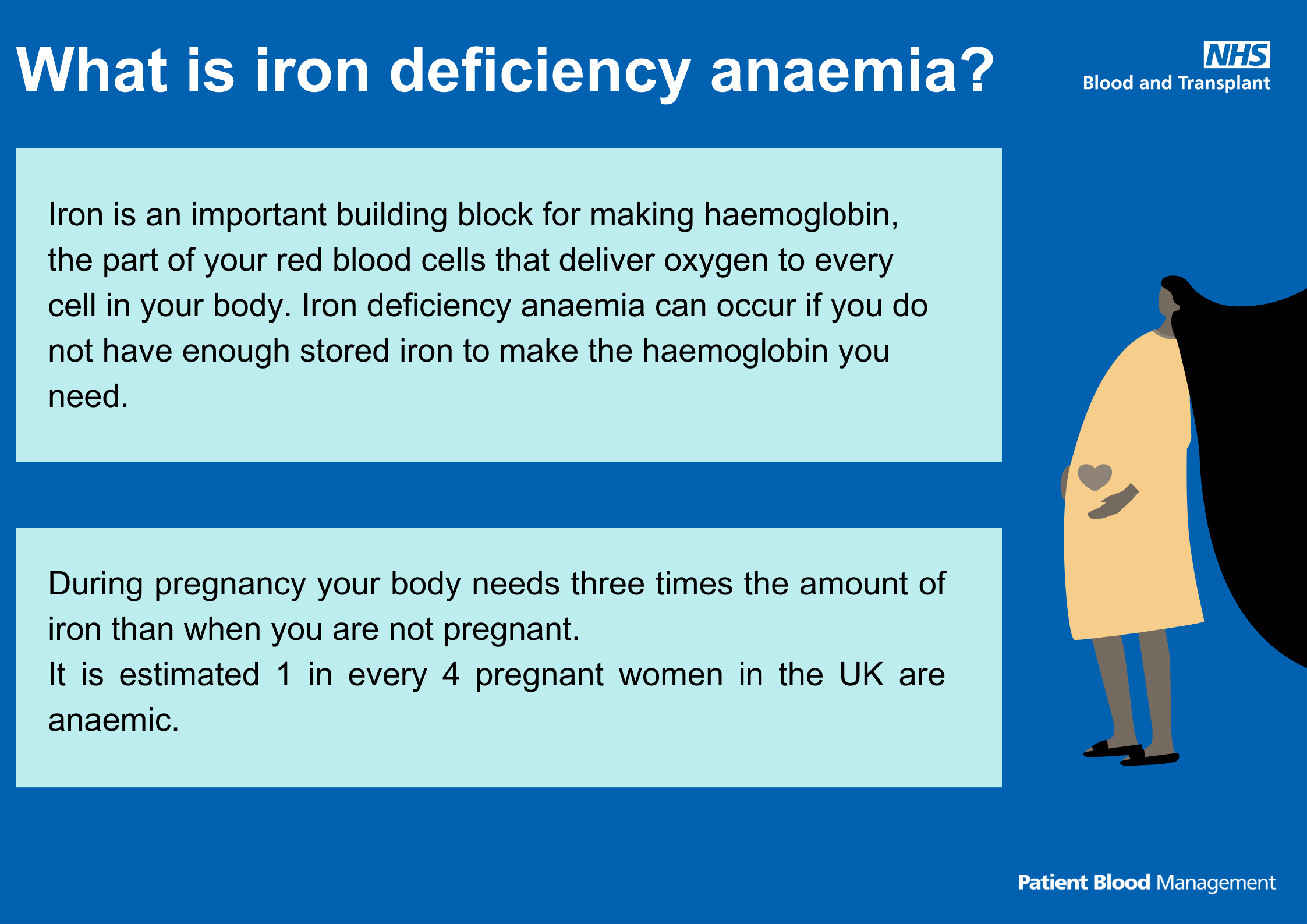What is iron deficiency anaemia? infographic - scroll down for word version
