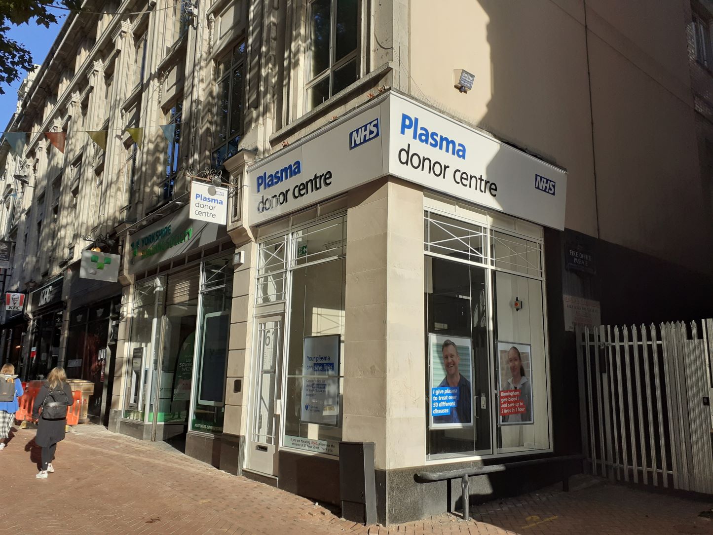 Birmingham Plasma Donor Centre's new location