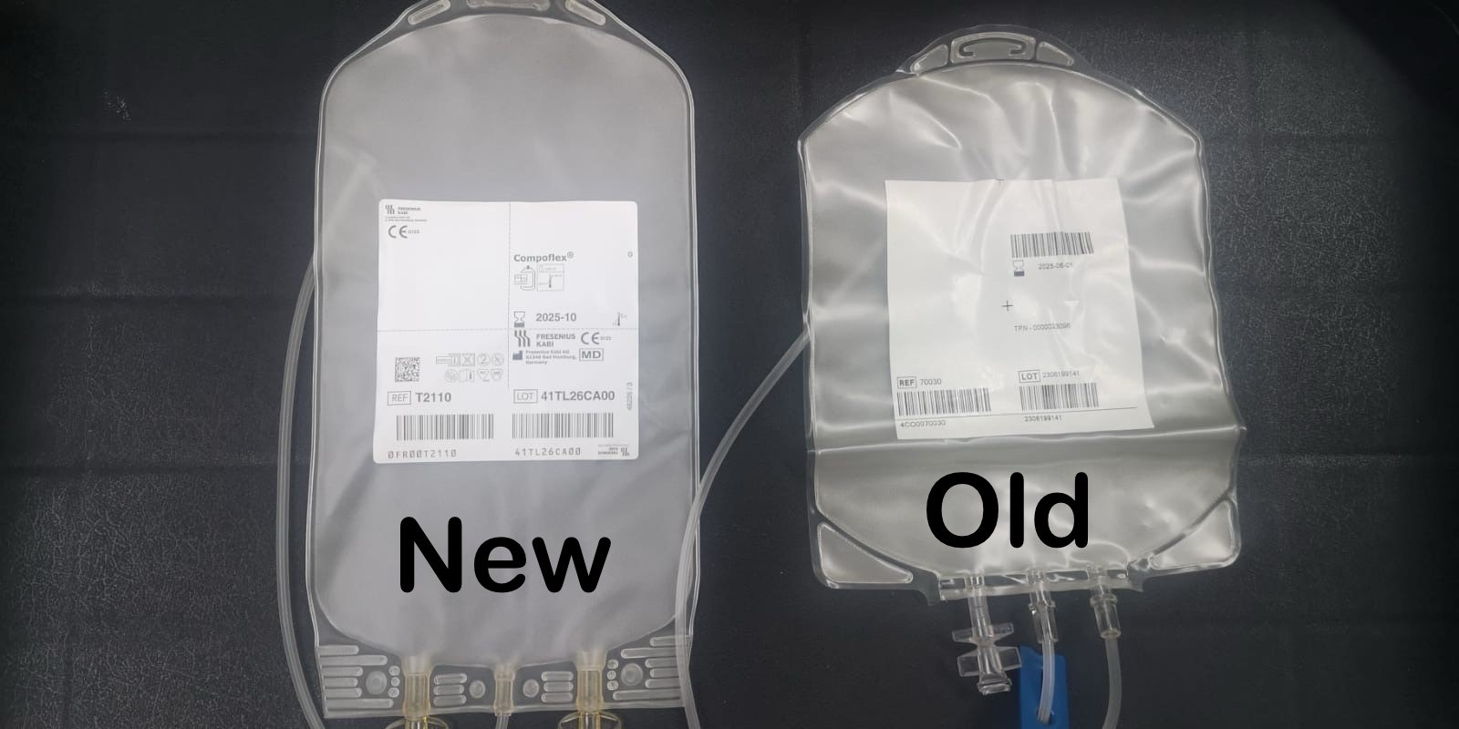 Granulocyte packs new and old versions at June 2024