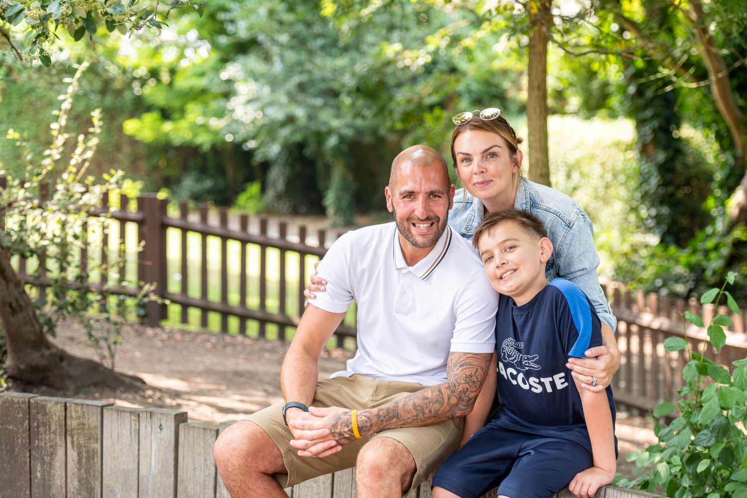 Archie with his family