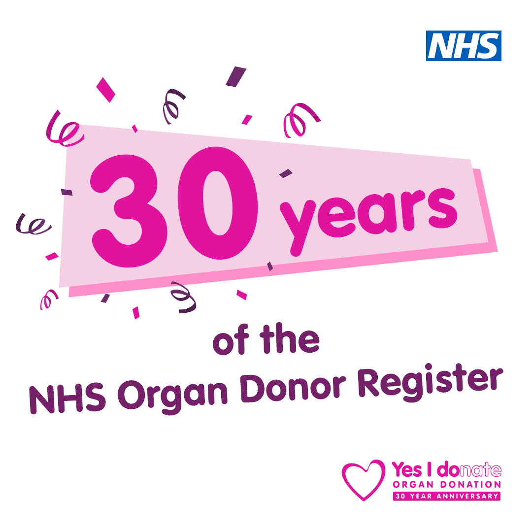 30 years of the NHS Organ Donor Register