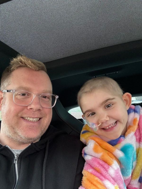 James Mackay with his daughter Emilia
