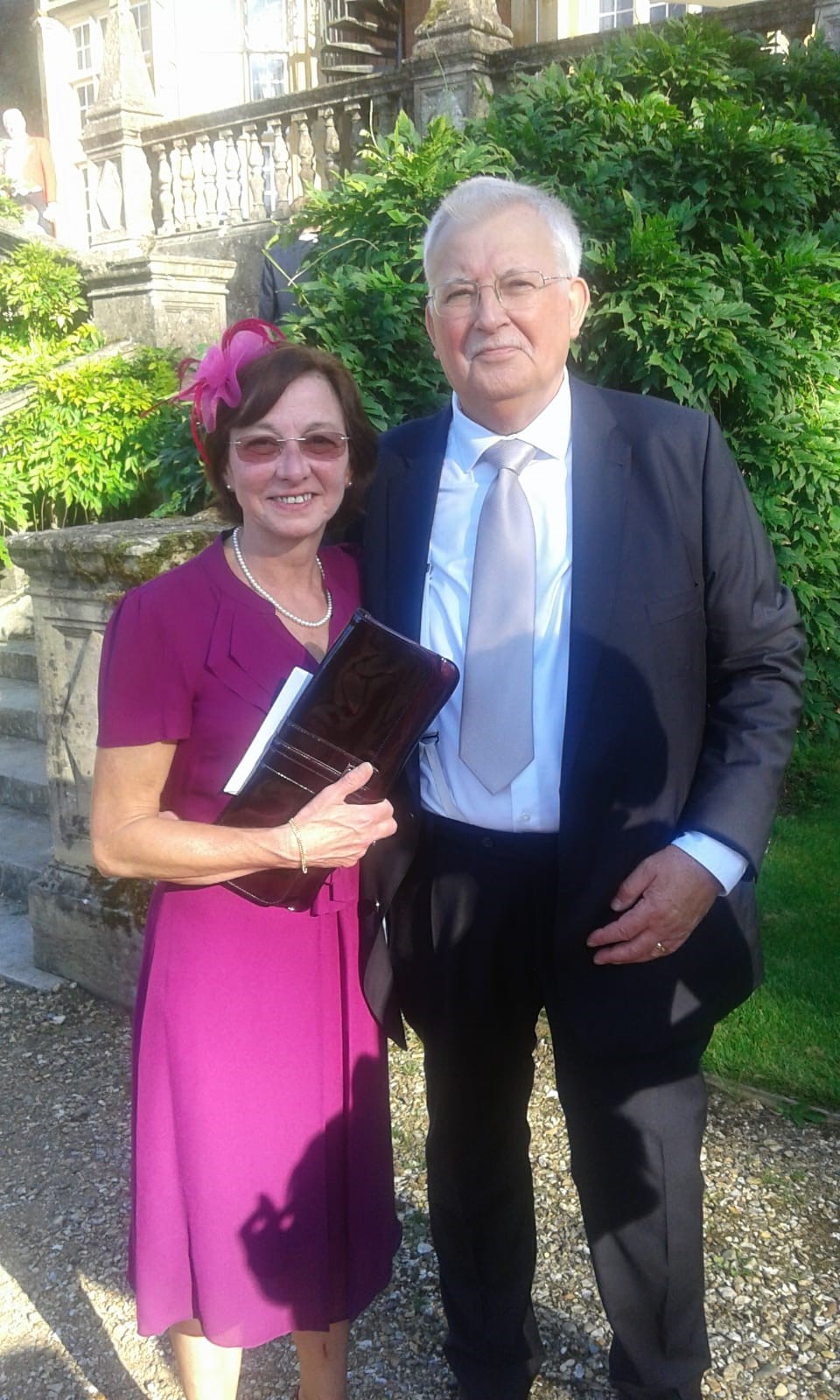 Margaret, standing with her husband John