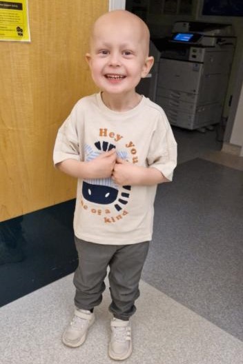 Noah during treatment