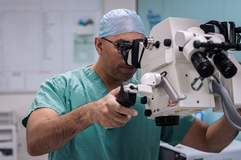 Mr Veejay Bagga, who led the surgery