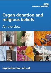 Organ donation and religious beliefs leaflet