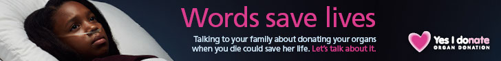 Words save lives campaign image