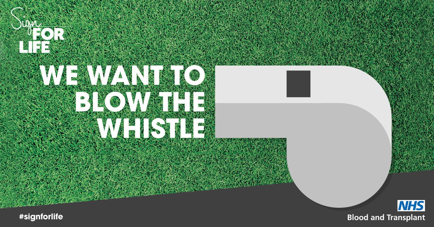 We want to blow the whistle Twitter image